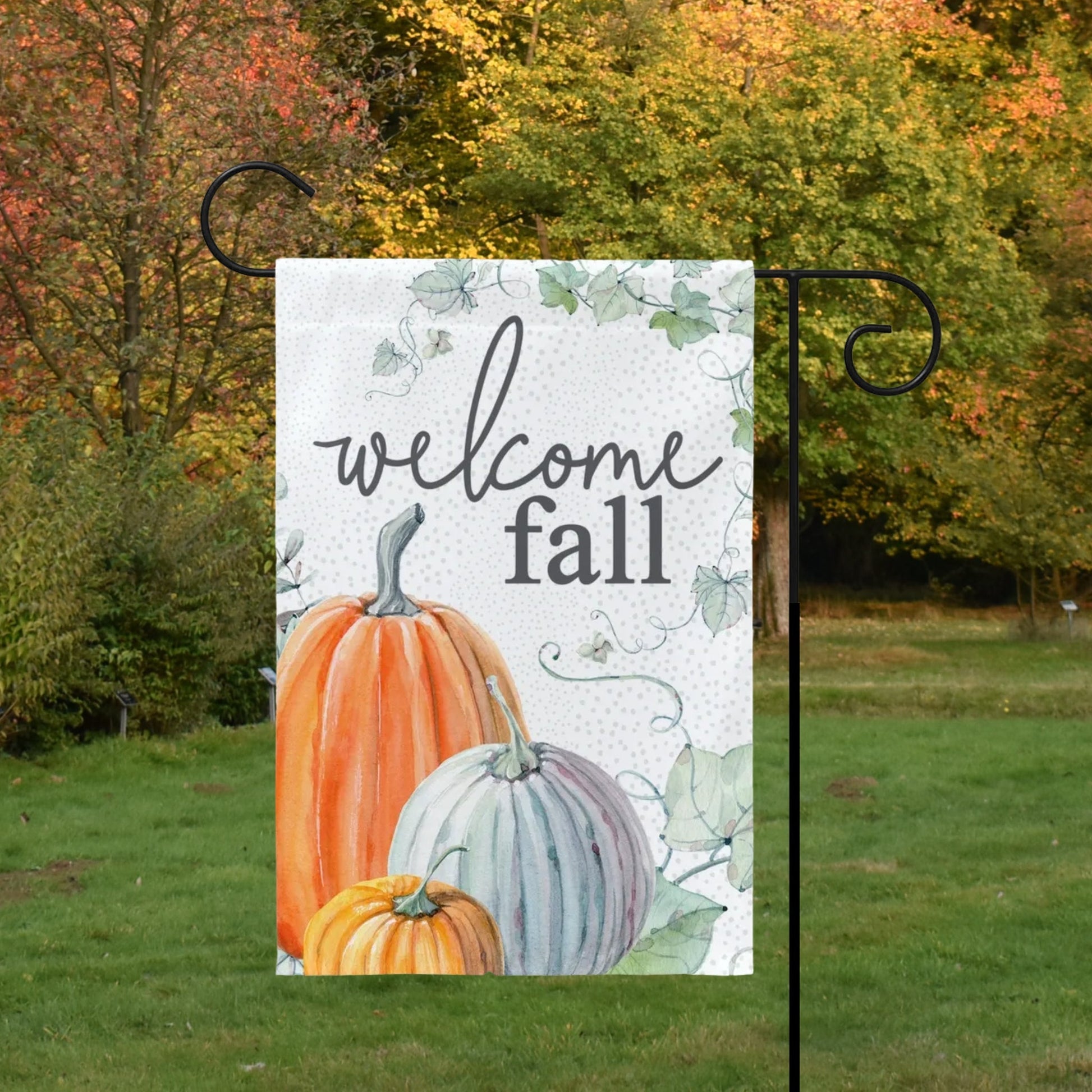 Welcome Fall Garden Flag - Premium Flags & Windsocks - Just $16.99! Shop now at Nine Thirty Nine Design