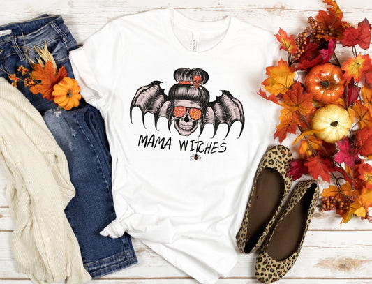 Mama Witches Tshirt, Mom Halloween Shirt, Mom Skull Shirt - Premium T-Shirt - Just $19.50! Shop now at Nine Thirty Nine Design