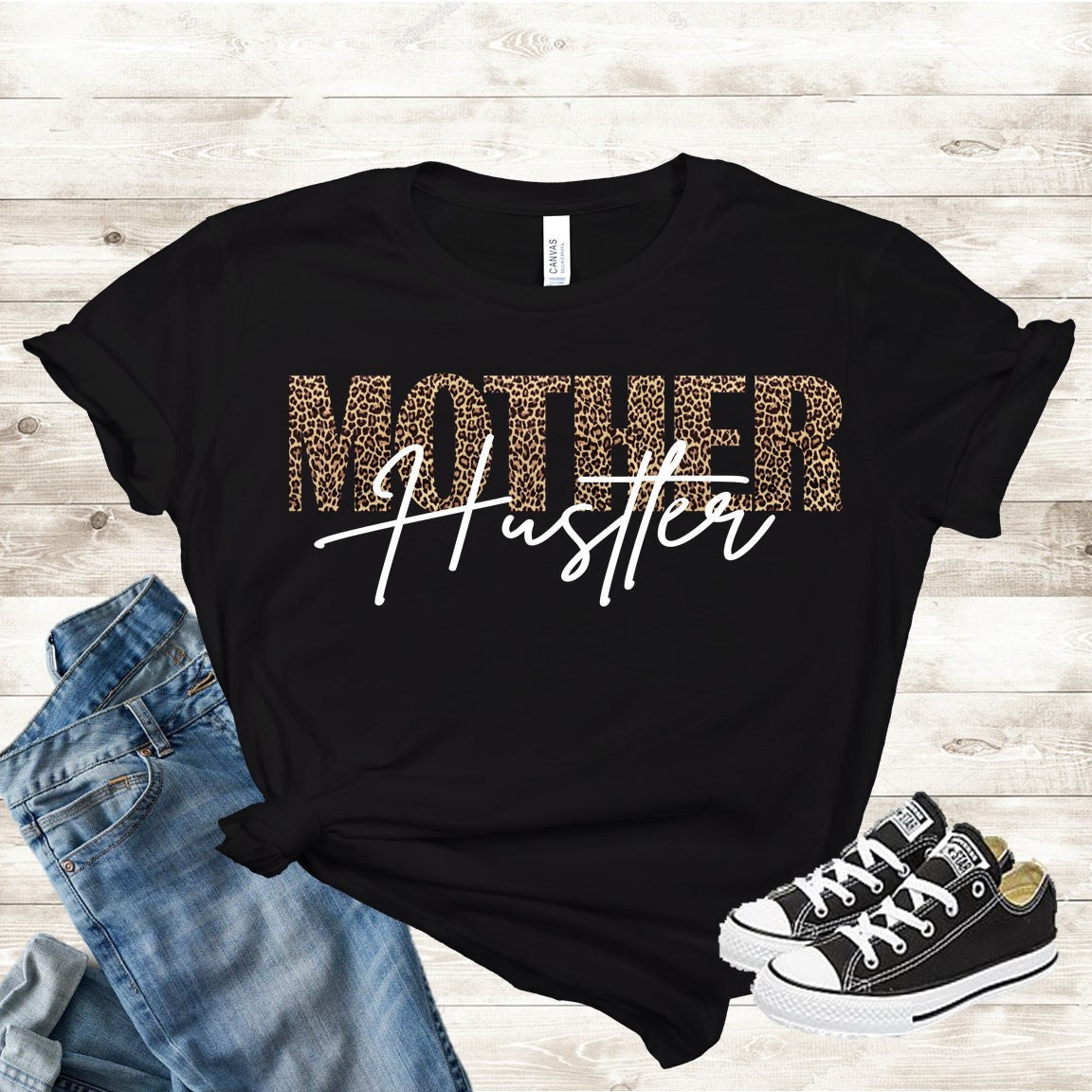 Mother Hustler TShirt - Premium T-Shirt - Just $21.50! Shop now at Nine Thirty Nine Design