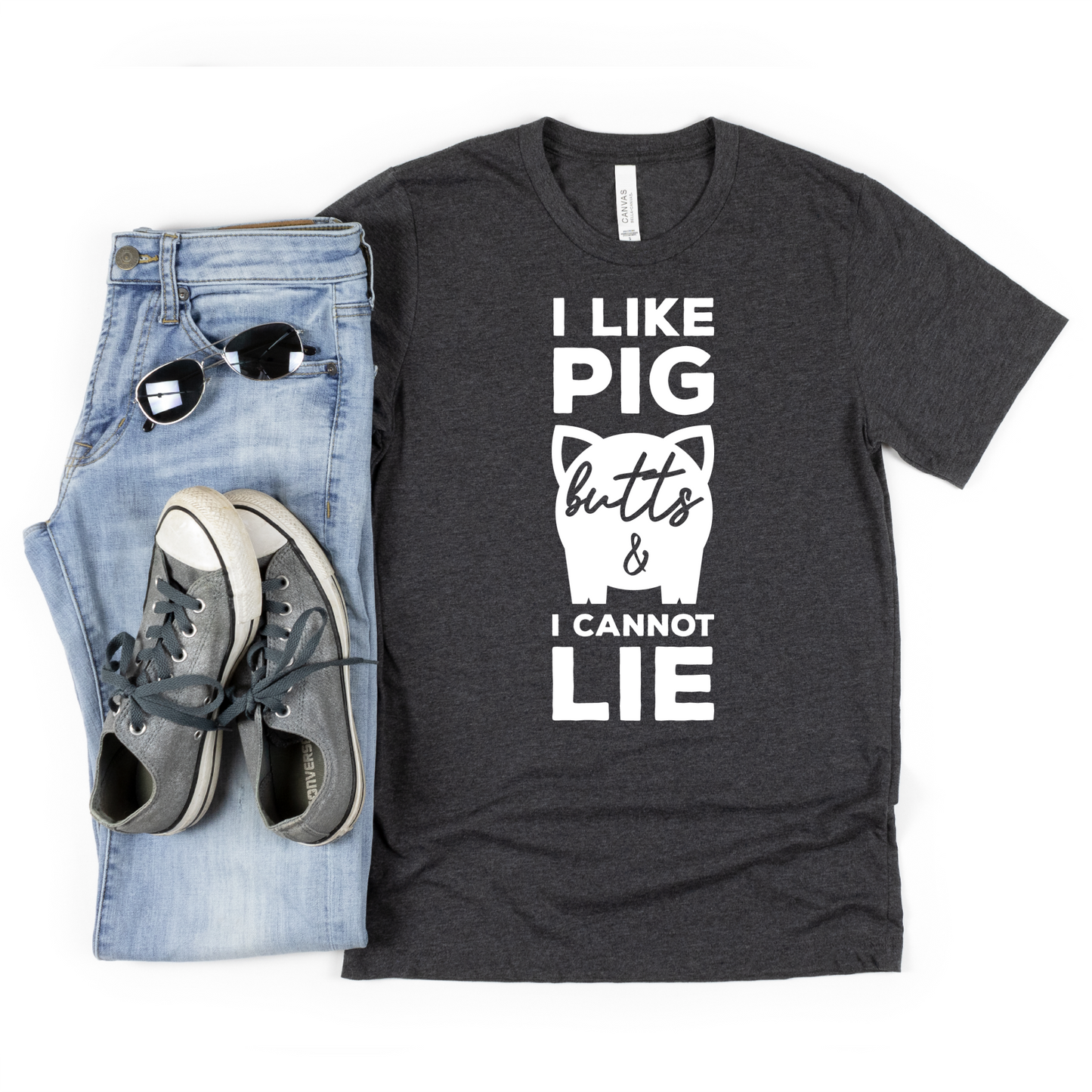 I Like Pig Butts and I Cannot Lie Shirt, Funny Grilling Shirt, Smoker Shirt - Premium T-Shirt - Just $21.50! Shop now at Nine Thirty Nine Design