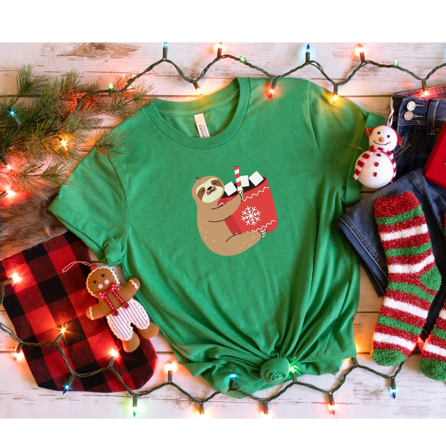 Sloth Christmas Shirt T-Shirt