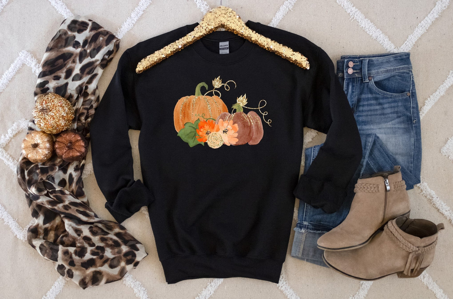 Pumpkin Fall Sweatshirt - Premium Sweatshirt - Just $29.50! Shop now at Nine Thirty Nine Design