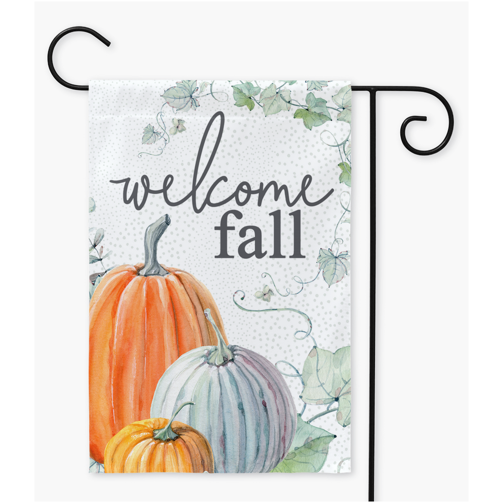 Welcome Fall Garden Flag - Premium Flags & Windsocks - Just $16.99! Shop now at Nine Thirty Nine Design