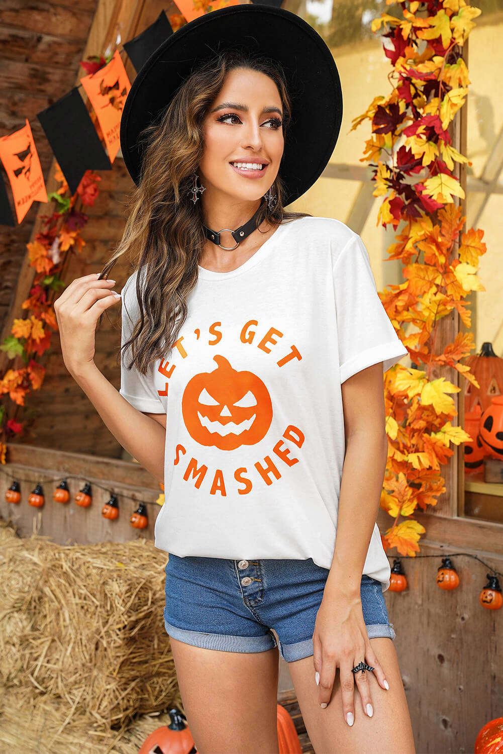 Halloween LET'S GET SMASHED Graphic Tee