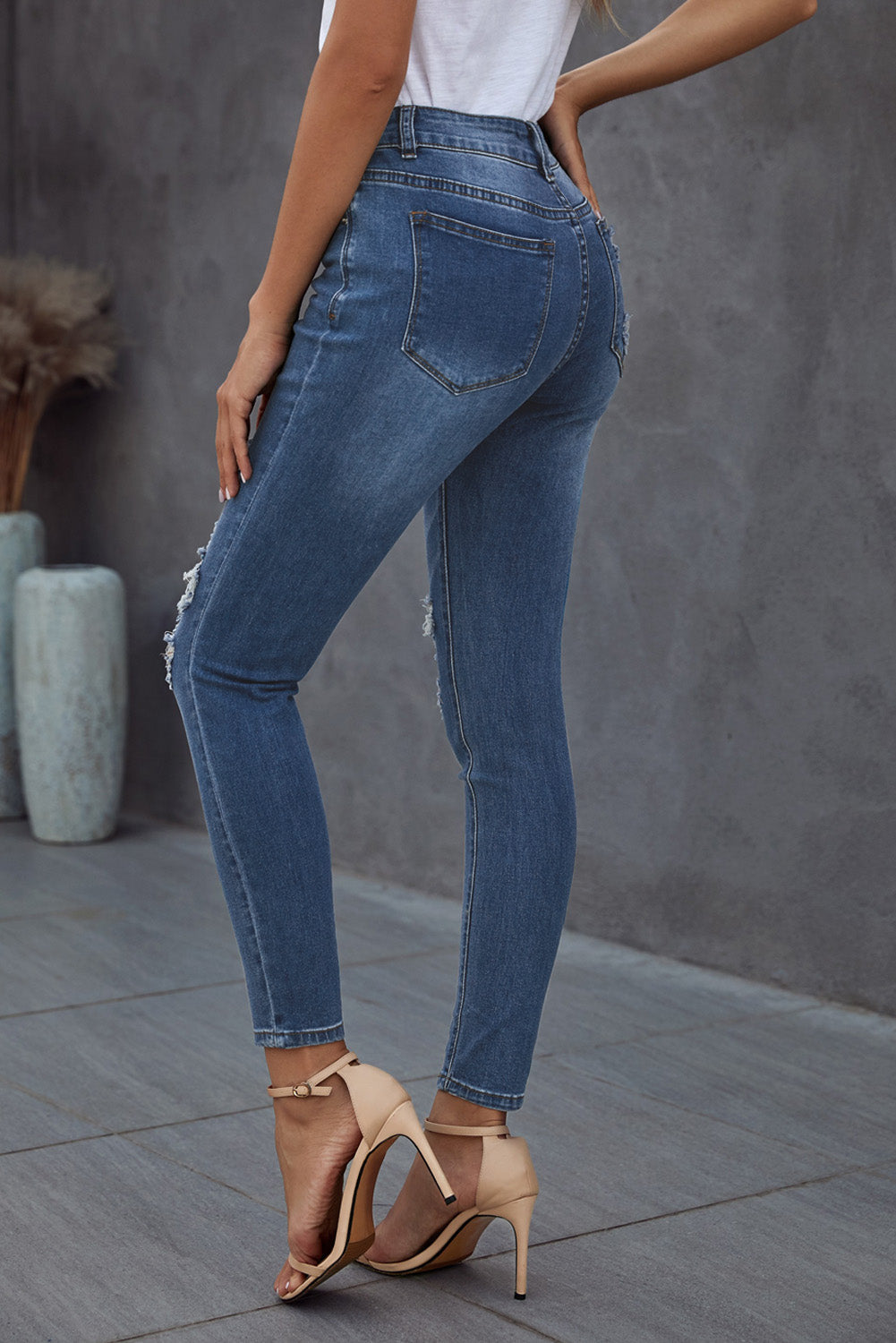 Baeful Vintage Skinny Ripped Jeans - Premium  - Just $38! Shop now at Nine Thirty Nine Design
