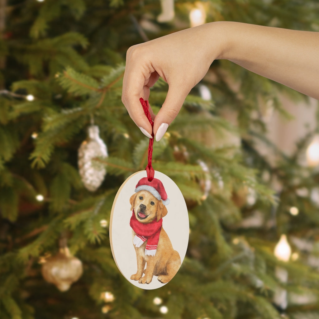 Golden Retriever Christmas Ornament, Dog Ornament, Christmas Dog Gift, Dog Lover Gift, Dog Christmas Decor, Dog Christmas Tree - Premium Home Decor - Just $16.50! Shop now at Nine Thirty Nine Design