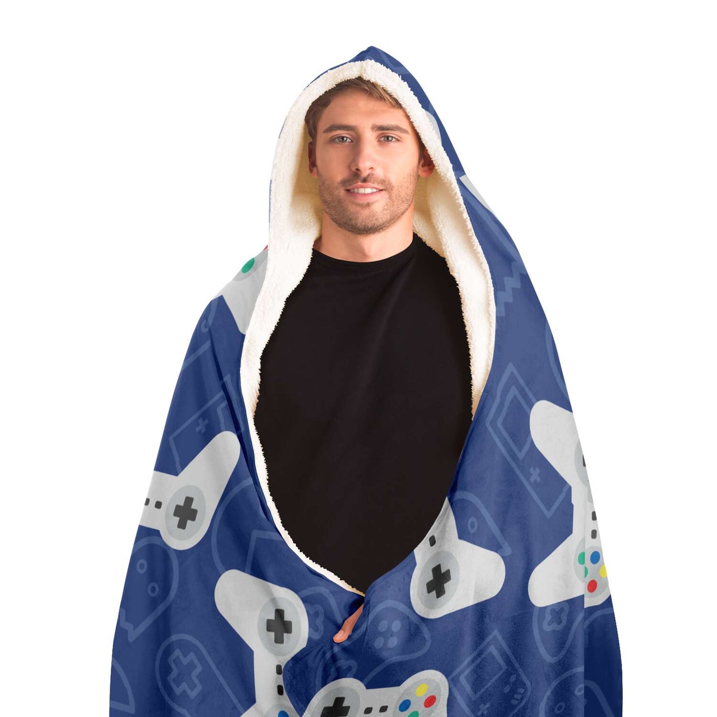 Gaming Themed Hooded Blanket - Premium Hooded Blanket - AOP - Just $46.99! Shop now at Nine Thirty Nine Design