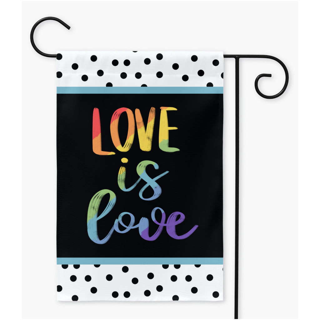 Love Is Love Garden Flags - Premium Flag - Just $16.99! Shop now at Nine Thirty Nine Design
