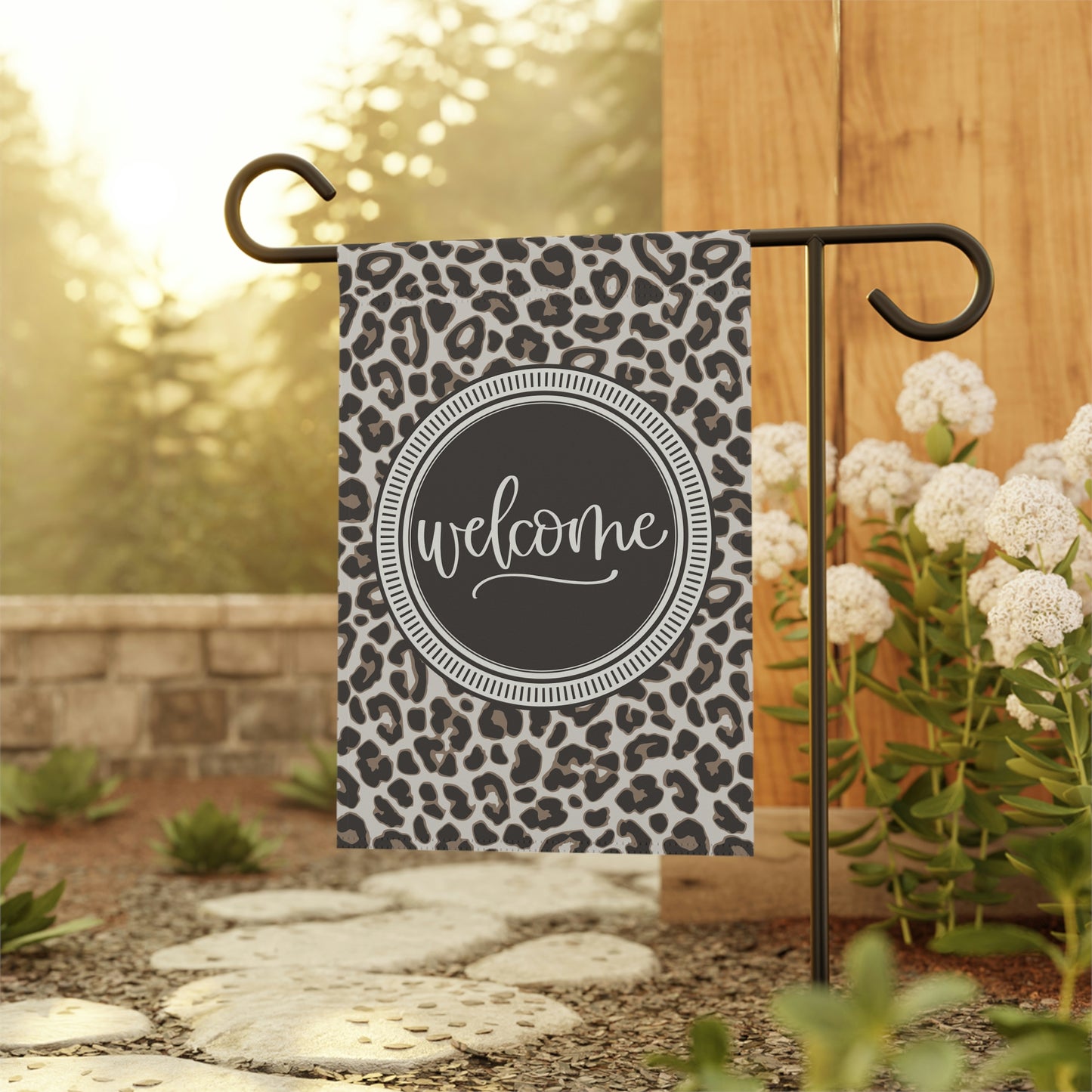 Leopard Welcome Flag