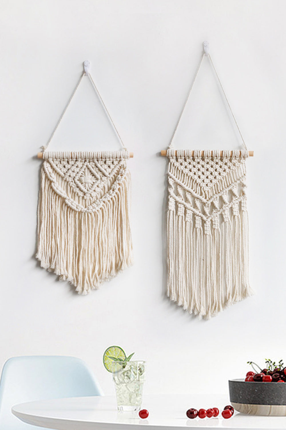 Macrame Fringe Wall Hanging Decor - Premium  - Just $11! Shop now at Nine Thirty Nine Design