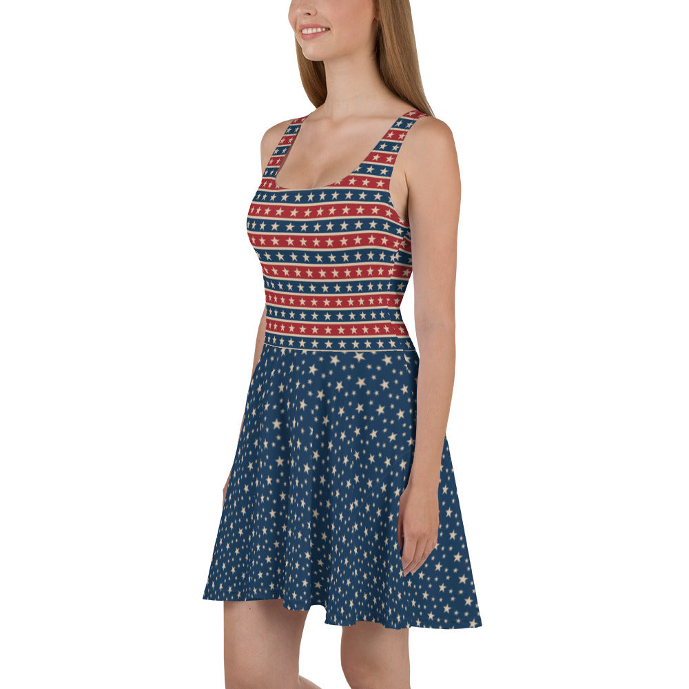 Fourth of July Skater Dress - Premium  - Just $43.50! Shop now at Nine Thirty Nine Design
