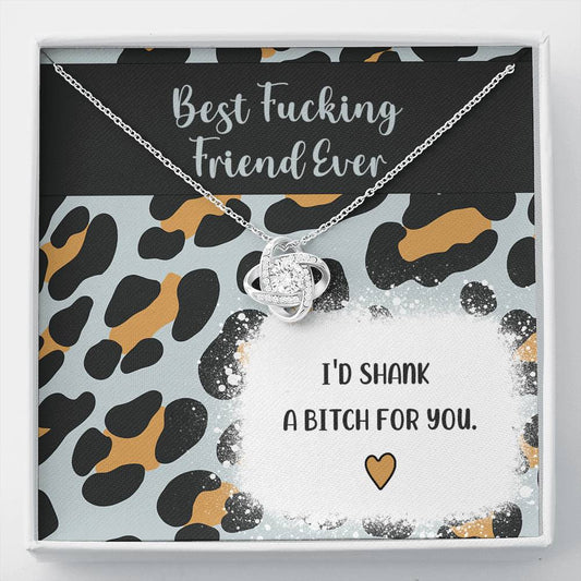 Best Fucking Friend Ever Knot Necklace - Premium Jewelry - Just $39.95! Shop now at Nine Thirty Nine Design