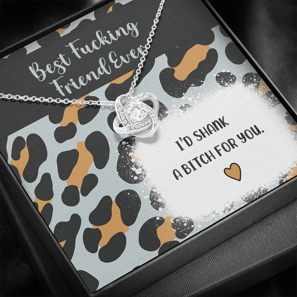 Best Fucking Friend Ever Knot Necklace - Premium Jewelry - Just $39.95! Shop now at Nine Thirty Nine Design