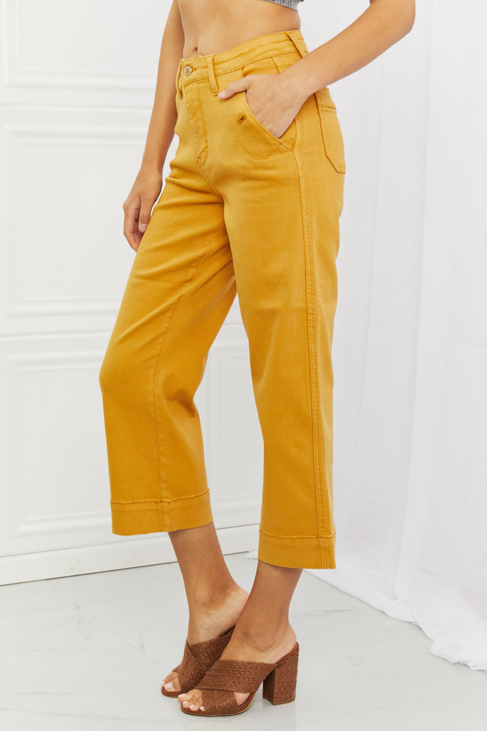 Judy Blue Jayza Straight Leg Cropped Jeans - Premium Pants - Just $64! Shop now at Nine Thirty Nine Design