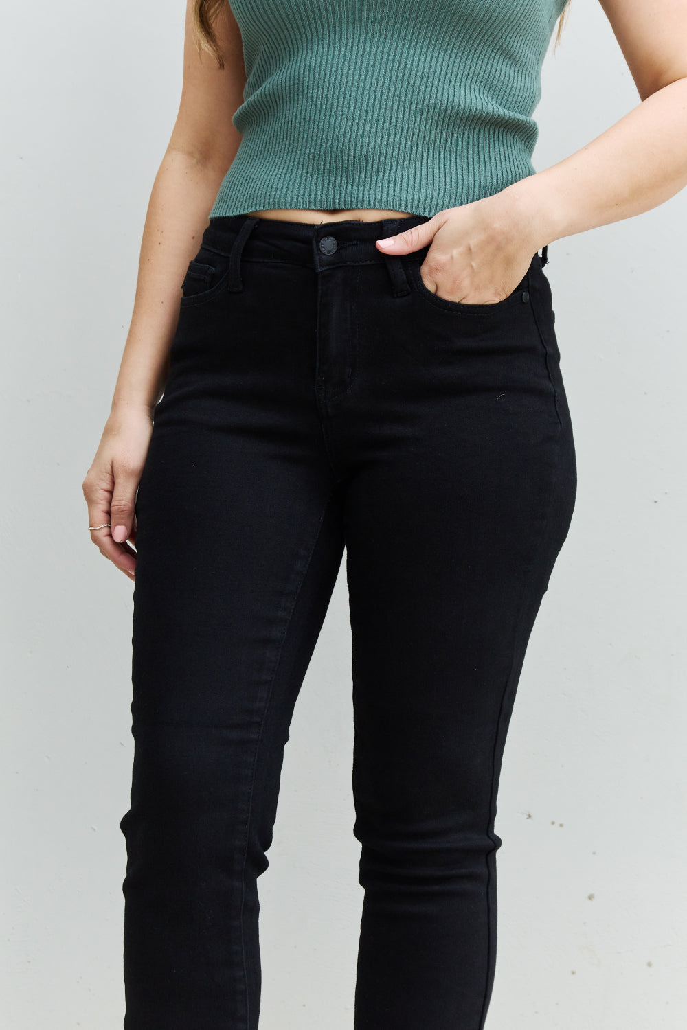 Judy Blue Kenya Full Size Mid Rise Slim Fit Jeans - Premium  - Just $64! Shop now at Nine Thirty Nine Design