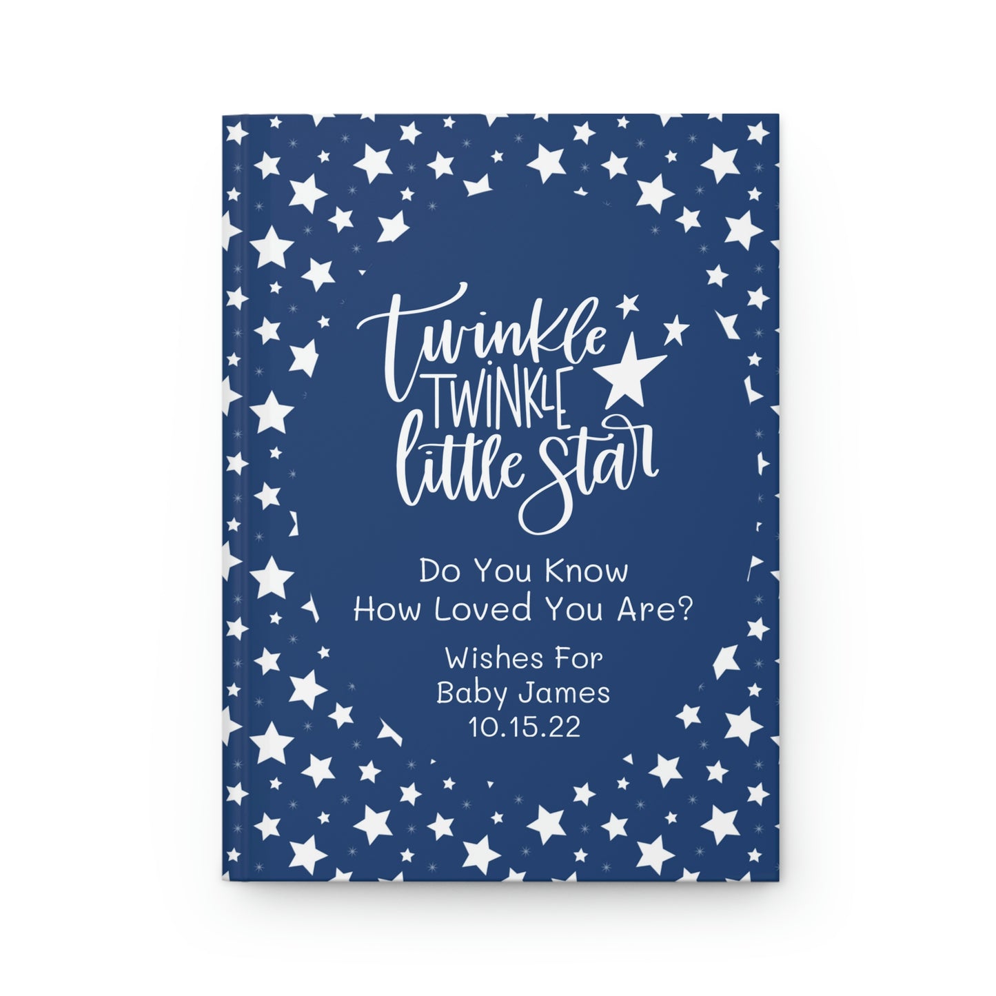 Twinkle Twinkle Litte Star Personalized Baby Shower Guest Book