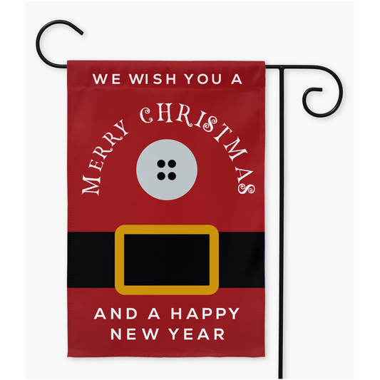 We Wish You A Merry Christmas Flag, Santa Flag Flags & Windsocks