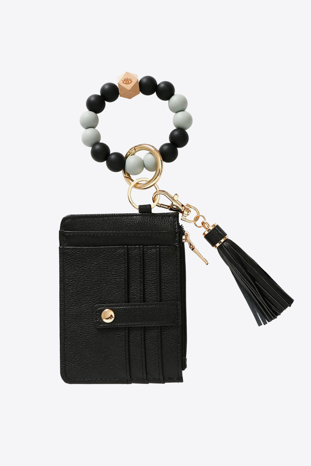 Beaded Bracelet Keychain with Wallet - Premium Key Chains - Just $17! Shop now at Nine Thirty Nine Design