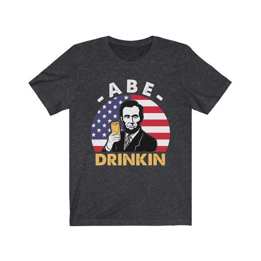 Abe Drinkin, Fourth of July Shirt - Premium T-Shirt - Just $19.50! Shop now at Nine Thirty Nine Design