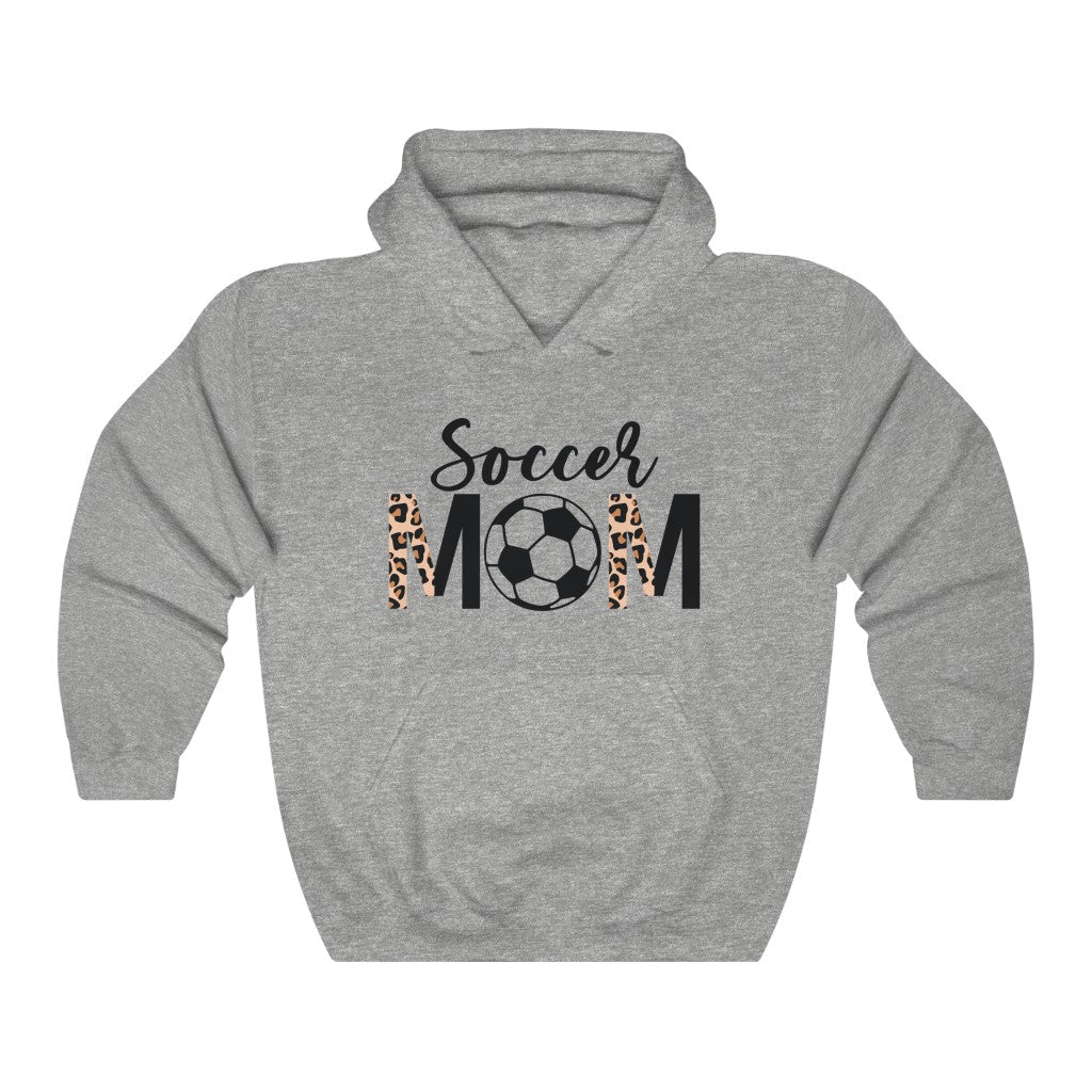Soccer Mom Hoodie, Leopard Soccer Mom Sweatshirt, Game Day Shirt, Sport Mom Hoodie - Premium Hoodie - Just $32.50! Shop now at Nine Thirty Nine Design