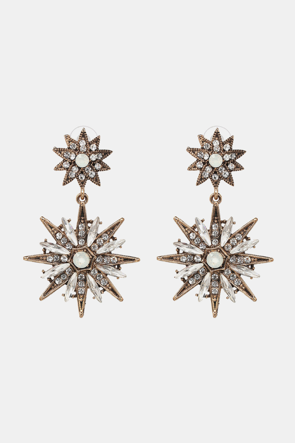 Zinc Alloy Star Shape Dangle Earrings - Premium  - Just $10! Shop now at Nine Thirty Nine Design