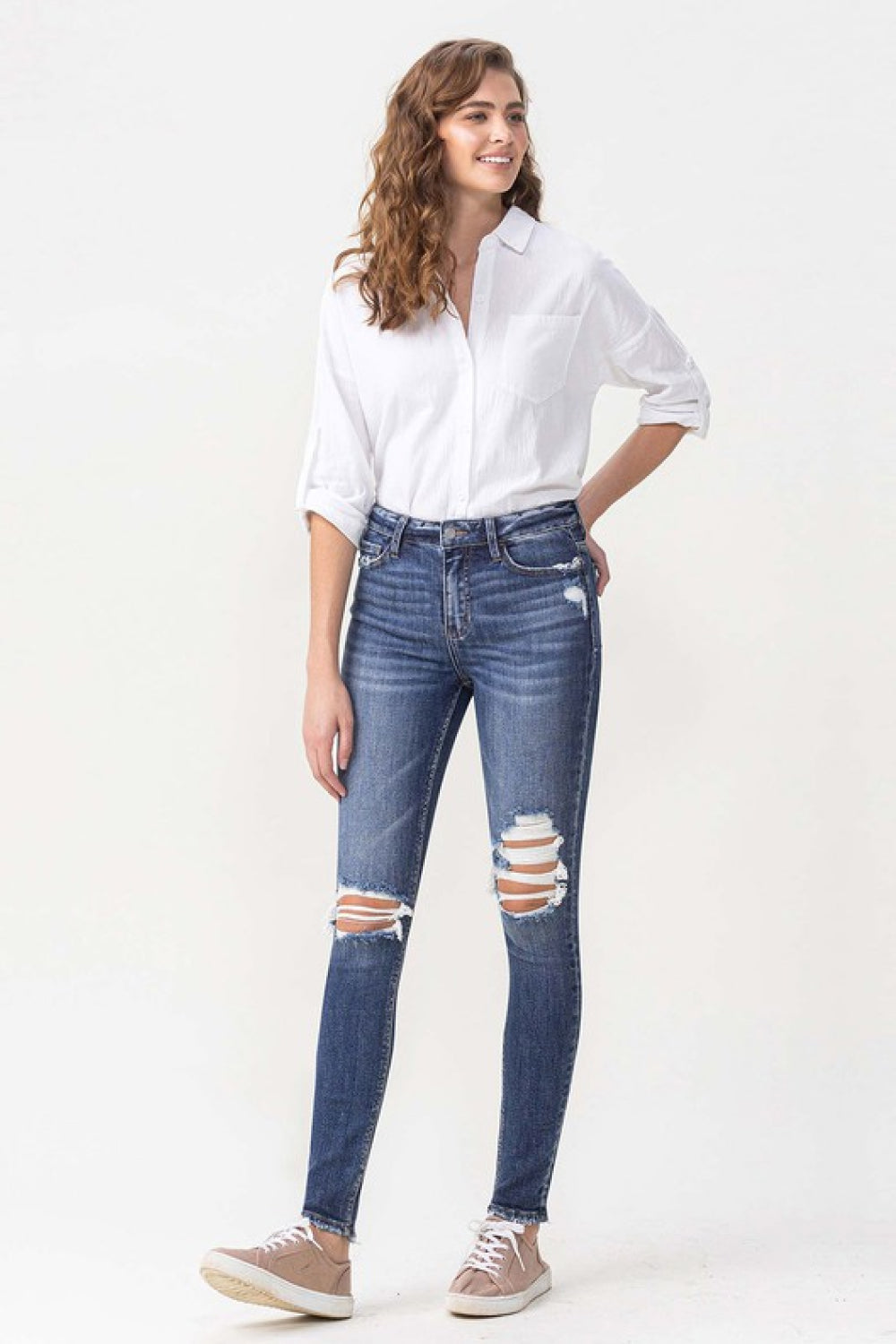 Lovervet Hayden Full Size High Rise Skinny - Premium Jeans - Just $56! Shop now at Nine Thirty Nine Design