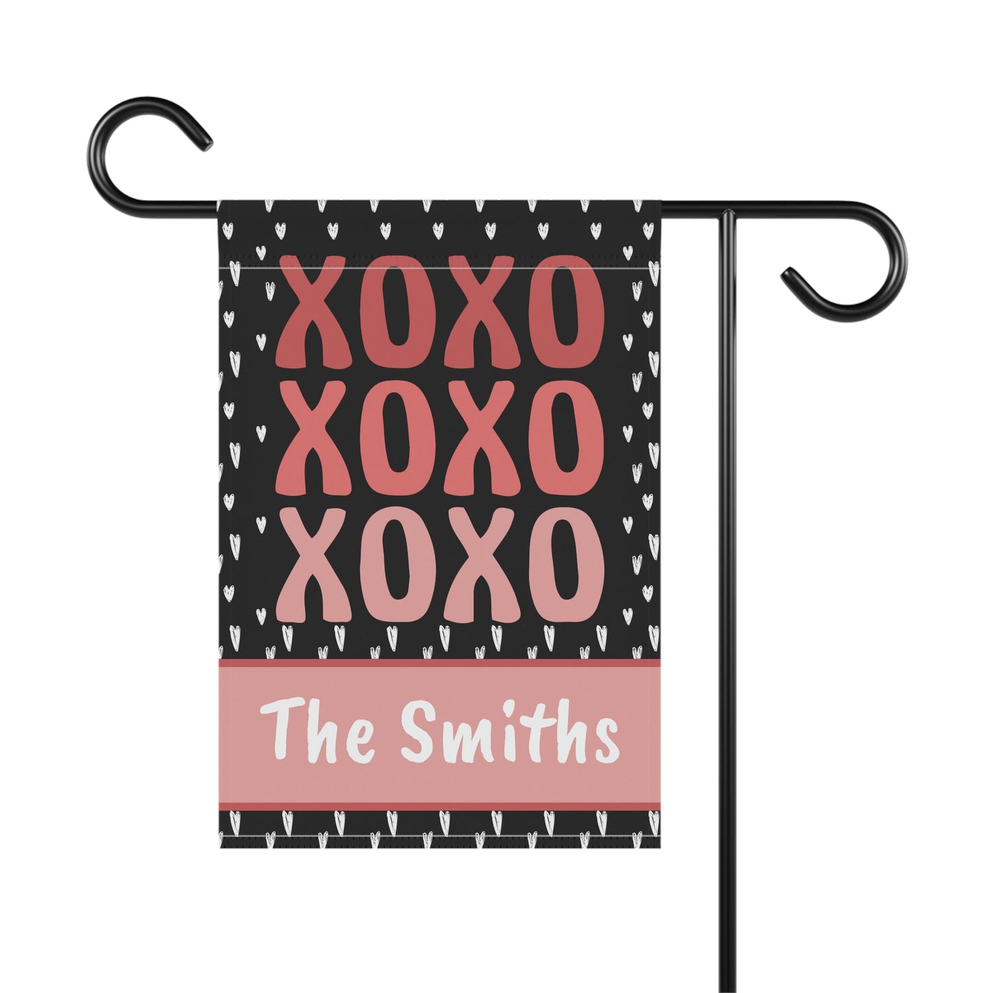 XOXO Valentines Day Garden Flag