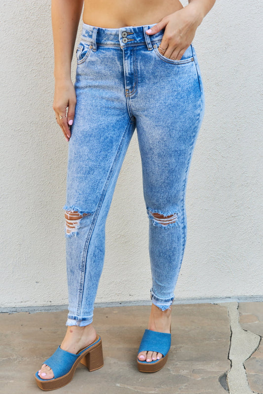 Kancan Emma Full size High Rise Distressed Skinny Jeans - Premium  - Just $64! Shop now at Nine Thirty Nine Design