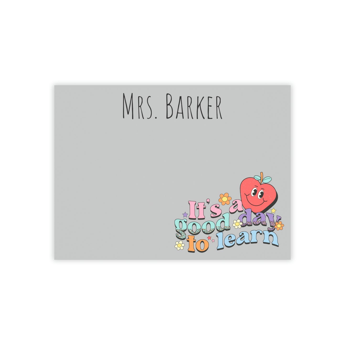 Personalized Teacher Post-it® Note Pads