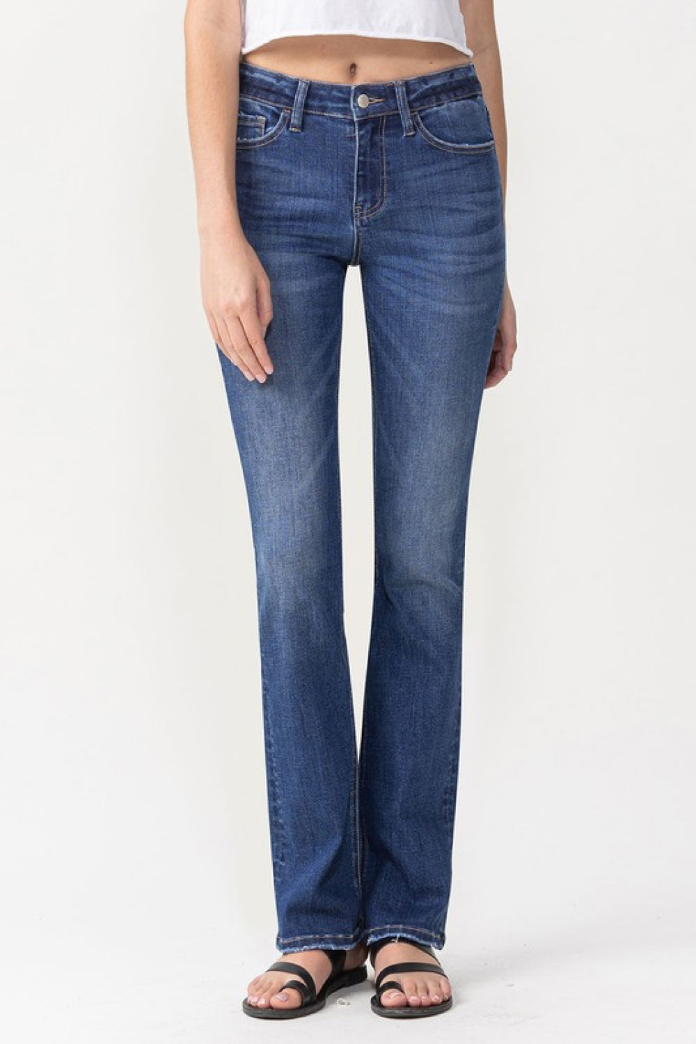 Lovervet Full Size Rebecca Midrise Bootcut Jeans - Premium Jeans - Just $59! Shop now at Nine Thirty Nine Design