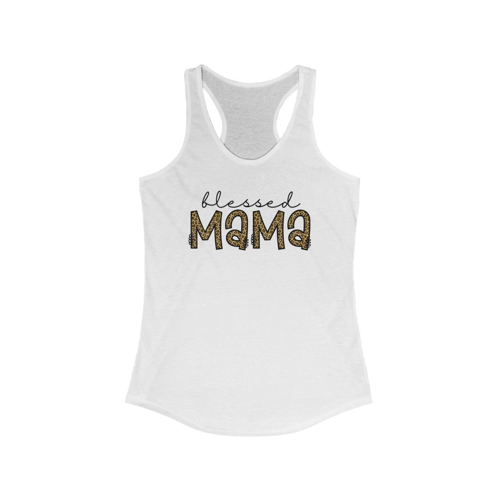 Blessed Mama Women's Racerback Tank - Premium Tank Top - Just $21.50! Shop now at Nine Thirty Nine Design