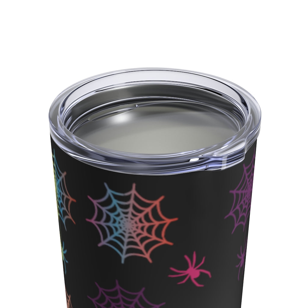 Halloween Rainbow Spider Tumbler 10oz - Premium Mug - Just $21.95! Shop now at Nine Thirty Nine Design