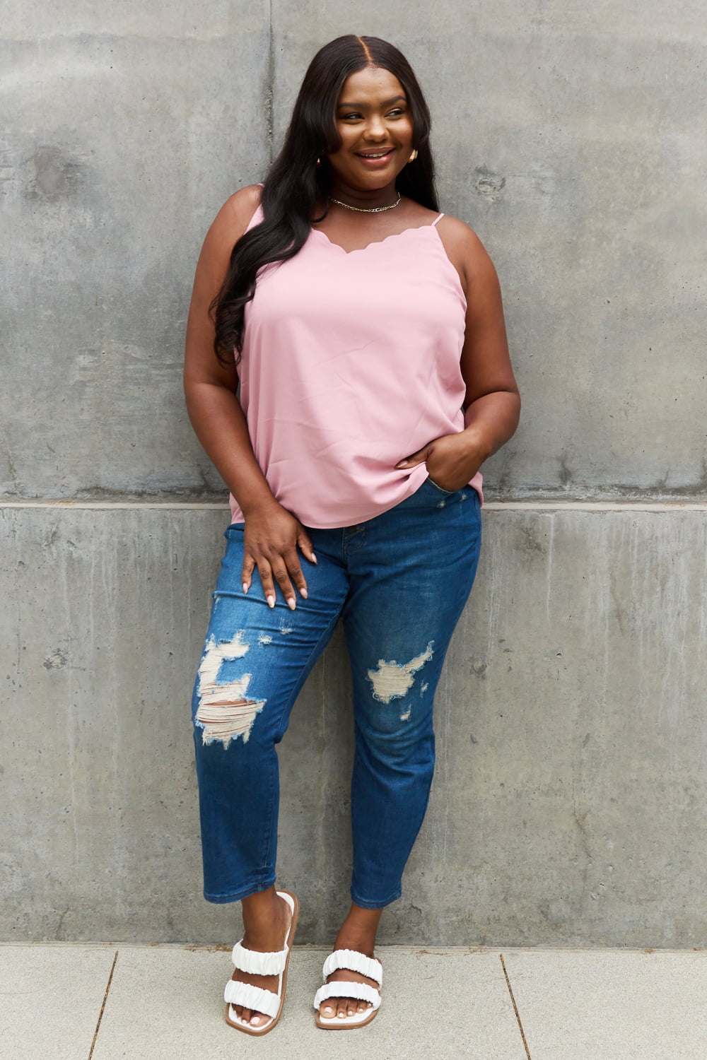 Judy Blue Melanie Full Size High Waisted Distressed Boyfriend Jeans - Premium Jeans - Just $64! Shop now at Nine Thirty Nine Design