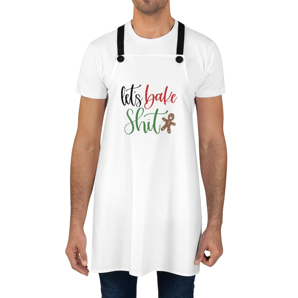 Lets Bake Shit Apron, Christmas Cookie Apron, Cookie Crew, Christmas Cookie, Christmas Baker - Premium Accessories - Just $34.50! Shop now at Nine Thirty Nine Design