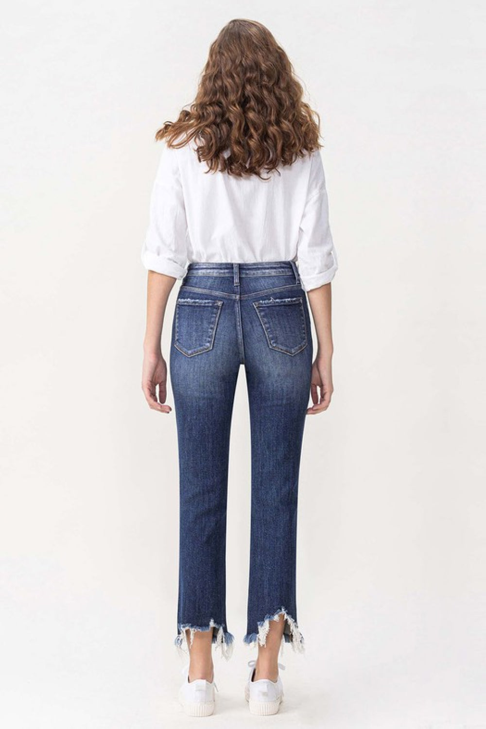 Lovervet Jackie Full Size High Rise Crop Straight Leg Jeans - Premium  - Just $61! Shop now at Nine Thirty Nine Design