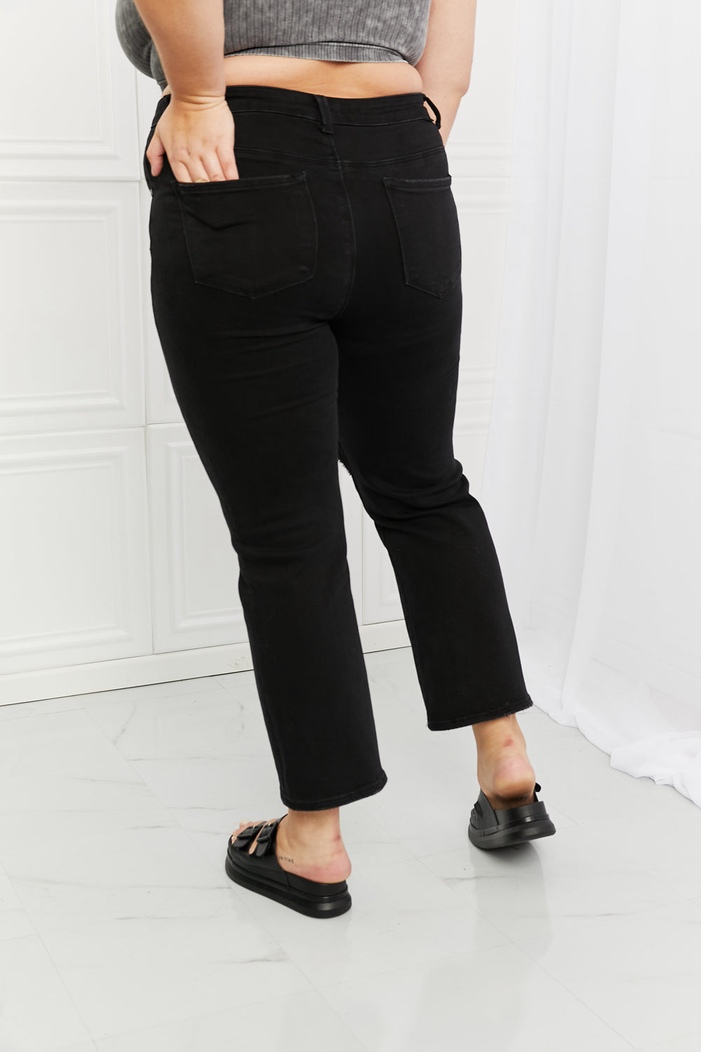 RISEN Full Size Yasmin Relaxed Distressed Jeans - Premium Jeans - Just $62! Shop now at Nine Thirty Nine Design