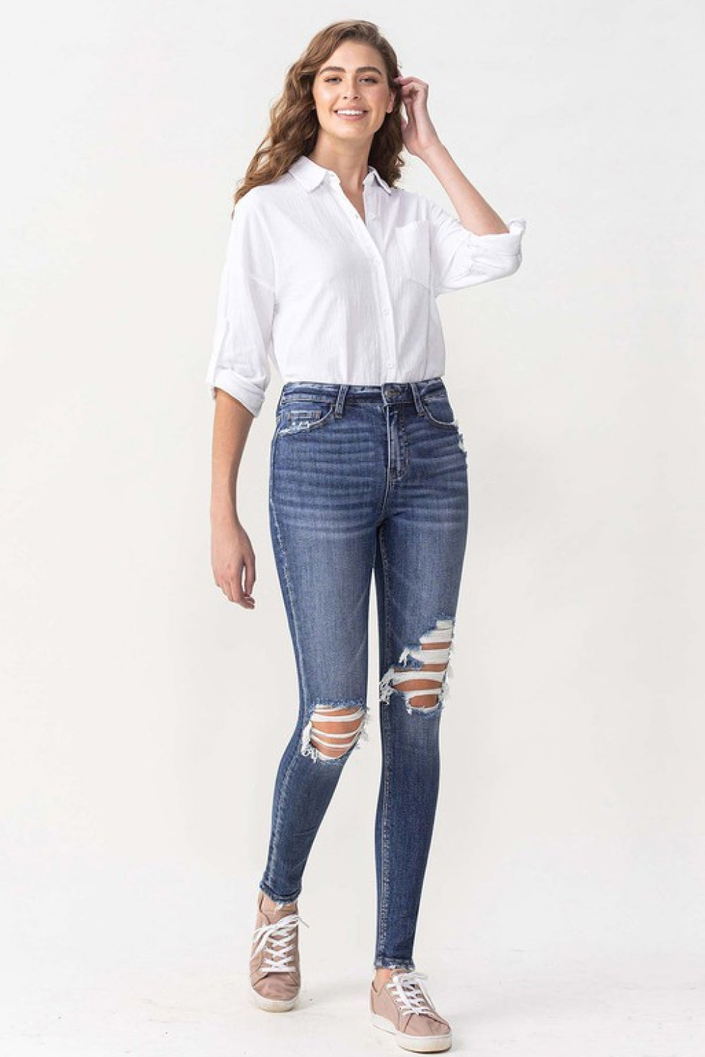 Lovervet Hayden Full Size High Rise Skinny - Premium Jeans - Just $56! Shop now at Nine Thirty Nine Design