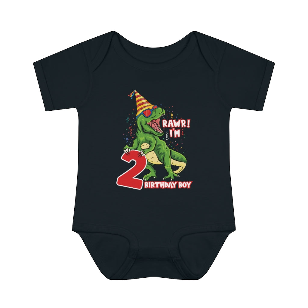 Rawr I'm Two Infant Baby Rib Bodysuit - Premium Kids clothes - Just $22! Shop now at Nine Thirty Nine Design