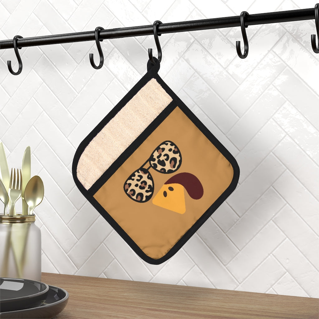 Thanksgiving pot holder, turkey pot holder, leopard kitchen decor, hostess gift, turkey face, Fall Potholder - Premium Home Decor - Just $15.50! Shop now at Nine Thirty Nine Design