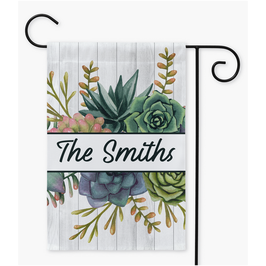 Succulent Yard Flags Flag