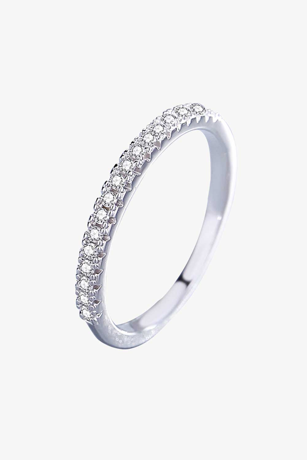 Glamorous Always Inlaid Cubic Zirconia Ring