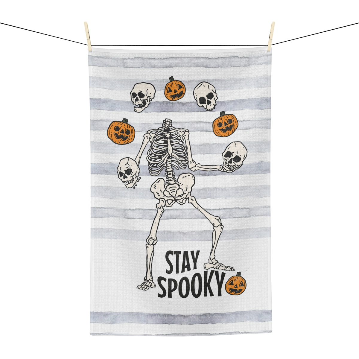Stay Spooky Halloween Waffle Tea Towel