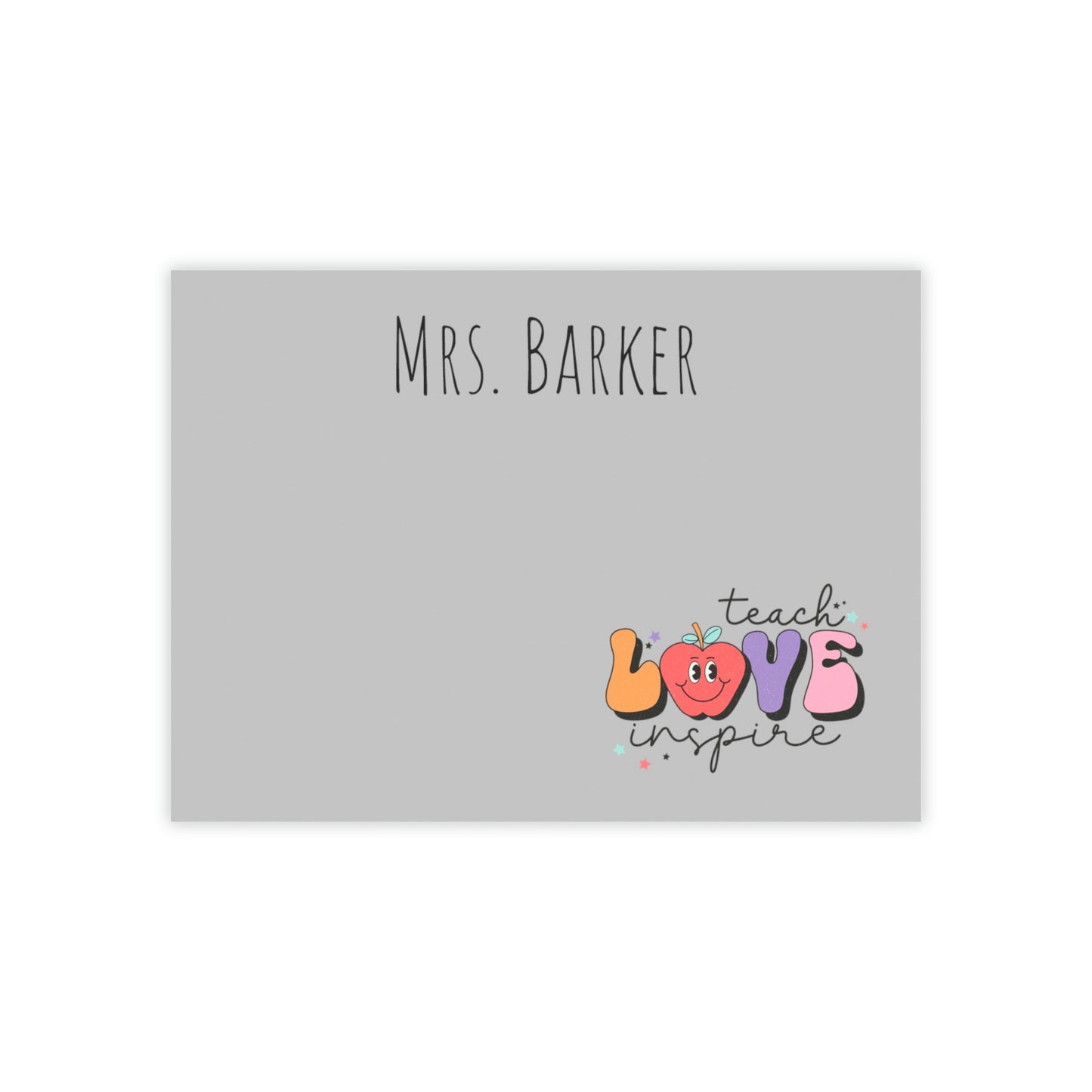 Personalized Teacher Post-it® Note Pads