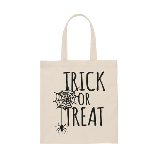 Trick or Treat Canvas Tote Bag - Premium Bags - Just $15! Shop now at Nine Thirty Nine Design