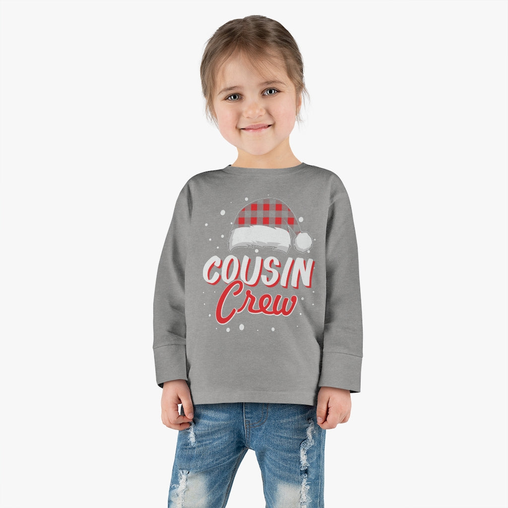 Christmas Cousin Crew Long Sleeve Tee - Toddler - Premium Kids clothes - Just $24.50! Shop now at Nine Thirty Nine Design