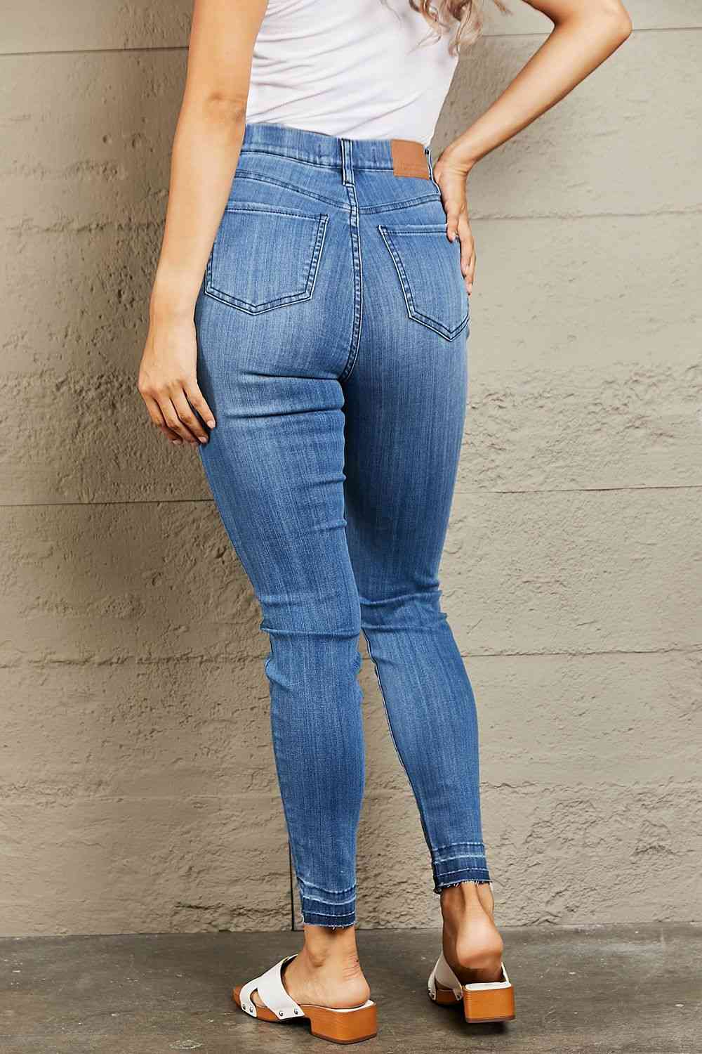 Judy Blue Janavie Full Size High Waisted Pull On Skinny Jeans - Premium Jeans - Just $58! Shop now at Nine Thirty Nine Design