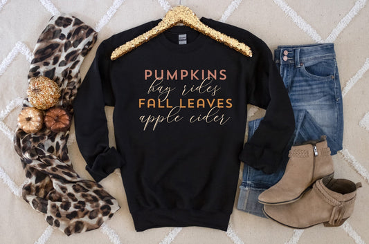 All Things Fall Sweatshirt Sweatshirt