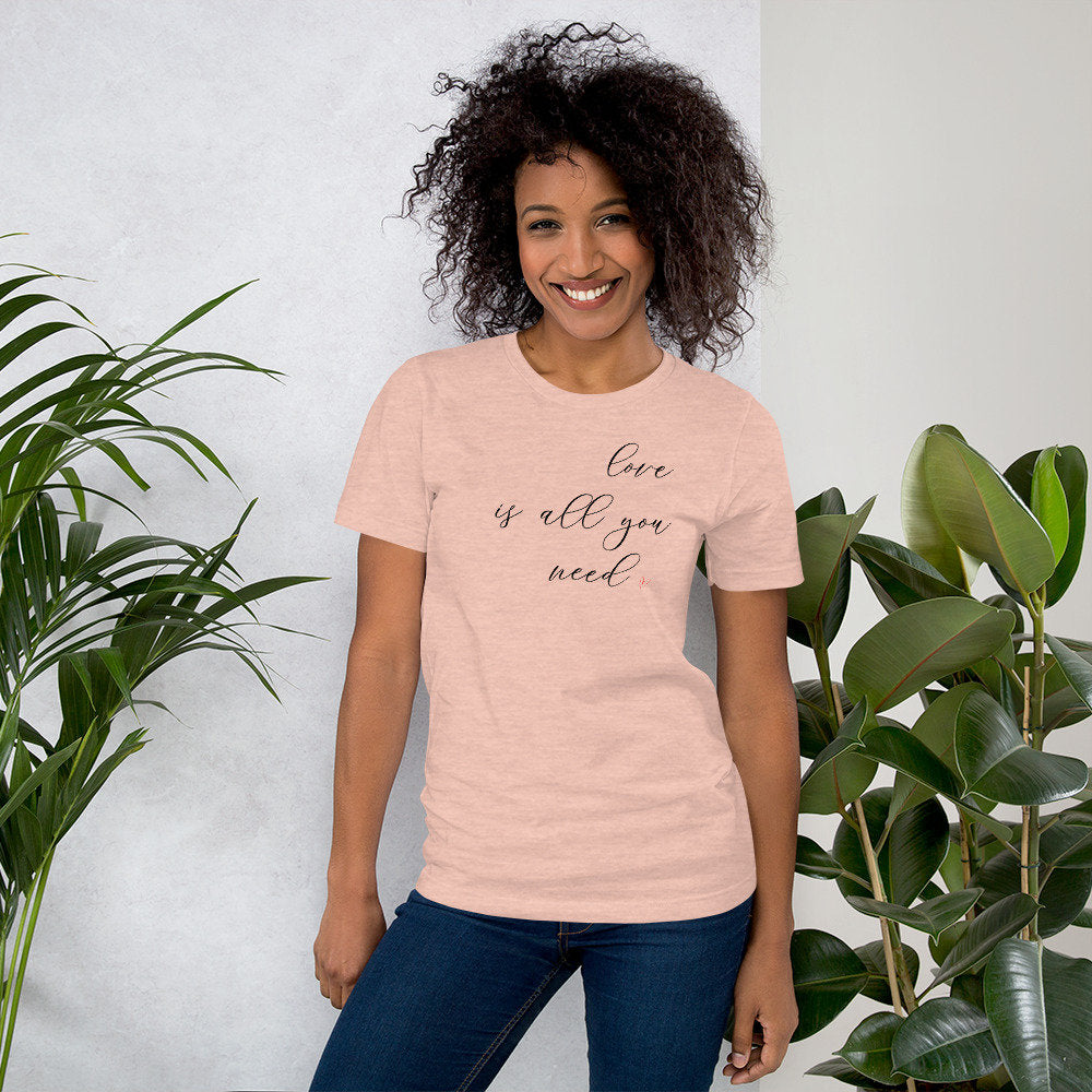 Love is All You Need Shirt, Valentine Shirt, Valentine Gift, Love Shirt, Gift for Valentine, Valentines Tshirt, Womens Valentine Shirt 