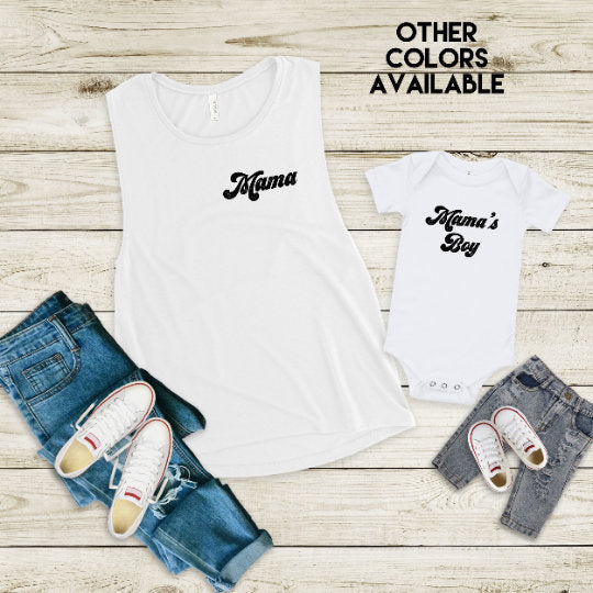 Mamas boy bodysuit, Matching Mommy and Me Shirts, Mom and Son Matching Shirts, Mommas Boy, Mothers Day Gift, Gift for Mom of Boys, Mom Life - Premium  - Just $24.50! Shop now at Nine Thirty Nine Design