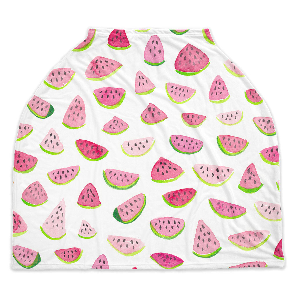 Watermelon Nursing Covers, Breastfeeding Cover, Nursing Cover Up, New Baby Gift, Infinity Scarf, Car Seat Cover, Shopping Cart Cover, Mom Nursing Cover